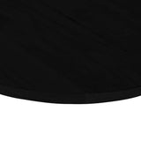 Table Top Dark Brown 140x60x2 cm Solid Wood Oak Oval 4009080