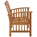 Garden Bench Natural Wood Solid Acacia Wood Medium Durable 310259