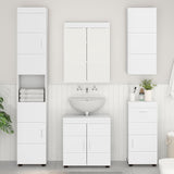 Bathroom Wall Cabinet with Shelf TULUM White 37 x 24.5 x 86 cm 880331