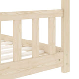 Kids Bed Frame Solid Pine Wood 80x160 cm 283365