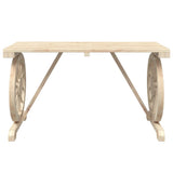 Garden Dining Set Natural wood Solid fir wood Medium Durable 3207137