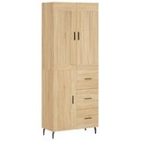 Highboard Sonoma Oak 69.5x34x180 cm Engineered Wood 3199828