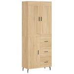 Highboard Sonoma Oak 69.5x34x180 cm Engineered Wood 3199828