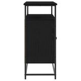 Sideboard Black Oak 100 x 35 x 80 cm Engineered Wood 862978