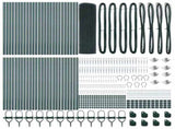 Welded Wire Fence with Spikes 100 x 0.8 m 3352143