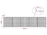 Gabion with 3.5 mm Wire and 5x5 cm Mesh 500x20x150 cm 3462172