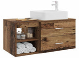 Bathroom Furniture Set 2 pcs Old Wood Engineered Wood 3403902