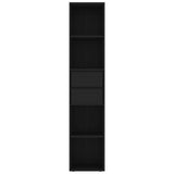 Book Cabinet Black 36x30x171 cm Engineered Wood 802868