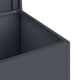 Outdoor Storage Box Anthracite 80 x 50.5 x 50 cm Steel 874569