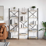 Bookshelf Sonoma Oak 156 x 25 x 167 cm Engineered Wood 868342