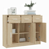 Sideboard Sonoma oak Engineered wood Medium Sideboard 823011
