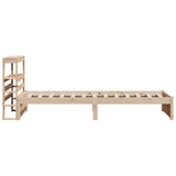 Bed Frame with Headboard without Mattress 75x190 cm 3305979
