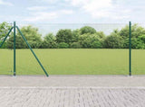 Welded Wire Fence with Concrete Base 10 x 1.4 m 3352411