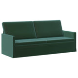 Sofa Set 2 pcs Dark Green Velvet 3433218