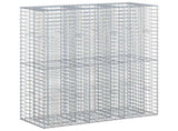 Gabion Raised Bed 2 pcs Silver 130 x 50 x 150 cm 3422233