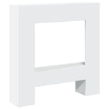 Fireplace Surround White 81x18x82 cm Engineered Wood 854598