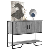 Console Table Grey Sonoma 100x35x74.5 cm Engineered Wood 848537