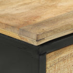 Console Table 110x30x75 cm Solid Rough Wood Mango 351618