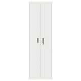 Storage Cabinet White 60 x 40 x200 cm Steel 3406207