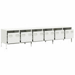 TV Cabinet White 202x39x43.5 cm Cold-rolled Steel 3307154
