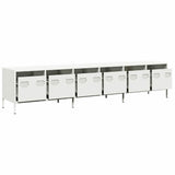 TV Cabinet White 202x39x43.5 cm Cold-rolled Steel 3307154