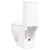 Ceramic Toilet Back Water Flow White 240376