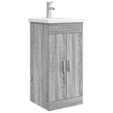 Bathroom Vanity with Sink Grey Sonoma 42 x 40 x 84.5 cm 890677