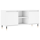 TV Cabinet White 104x35x50 cm Engineered Wood 827004