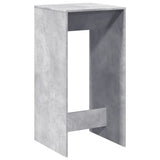 Bar Table Concrete Grey 51x50x103.5 cm Engineered Wood 854421