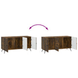 TV Cabinet Smoked Oak 99 x 34.5 x 50 cm Engineered Wood 895640