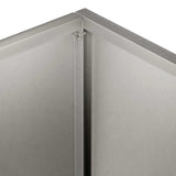 Garden Planter Silver 40 x 20 x 40 cm Stainless Steel 8005408