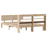 Bed Frame with Headboard without Mattress 150x200 cm King Size 3306829