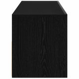 TV Cabinet 2 pcs Black Oak 75 x 35 x 40 cm Engineered Wood 862558