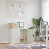 File Cabinet Light Grey 90x40x70 cm Steel 339721