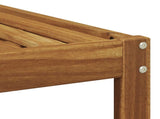 Outdoor Footstool Solid Acacia Wood Natural 59 x 59 x 37 cm 900448