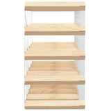 Wine Rack for 20 Bottles Solid Pinewood 282469