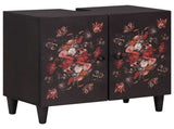 Bathroom Cabinet Set with Drawer 5 pcs Solid Mango Wood 3310144