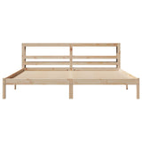 Bed Frame without Mattress 180x200 cm Super King Solid Wood Pine 3305728