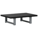 ZNTS Two Piece Bathroom Furniture Set Ceramic Black 279335