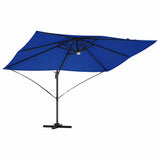 Umbrella 351 x 250 x 253 cm Polyester and Aluminium Azurblau 42003364