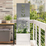 Garden Privacy Screen Sliver 50 x 150 cm Stainless steel 876494