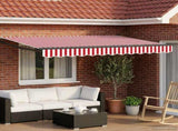 Manual Retractable Awning with LEDs 3 x 2.5 m 3419426