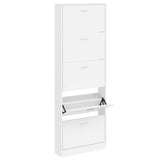 Shoe Cabinet White Engineered wood, plastic, aluminium alloy Medium 241240