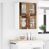 Hanging Cabinet 2 pcs Old Wood 60 x 31 x 40 cm Engineered Wood 884223