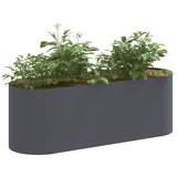 Raised Garden Bed Anthracite 120 x 40x 40 cm 8011686