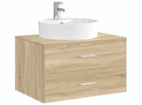 Bathroom Wash Basin Chrome 40.5 x 40.5 x 15 cm Metal 890232