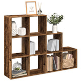 Room Divider Bookcase 3-Tier Old Wood 137.5x29x103.5 cm Engineered Wood 857983