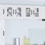 Wall Glass Cabinet LUCCA High Gloss White 60 x 31 x 40 cm 884973