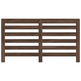 ZNTS Radiator Cover Brown Oak 149x20x82 cm Engineered Wood 852705