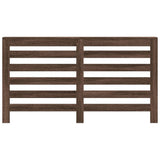 Radiator Cover Brown Oak 149x20x82 cm Engineered Wood 852705